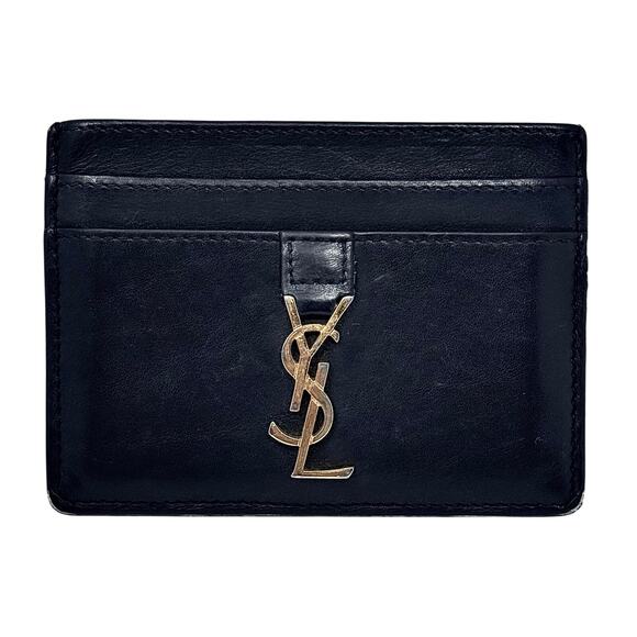 YSL Logo Cardholder Wallet - Picture 1 of 13